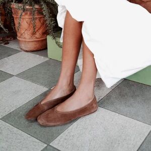 Steve Madden LENI CHESTNUT SUEDE Ballet Flat
